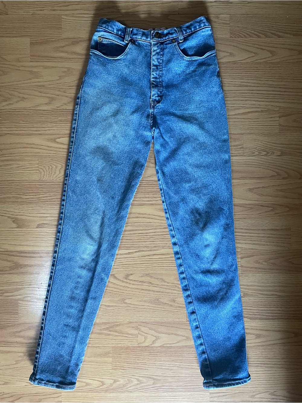 Vintage Palmettos Kids Tapered Blue Denim Jeans